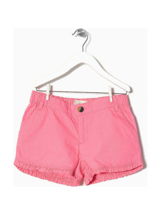 Shorts Pink With Frill Zippy