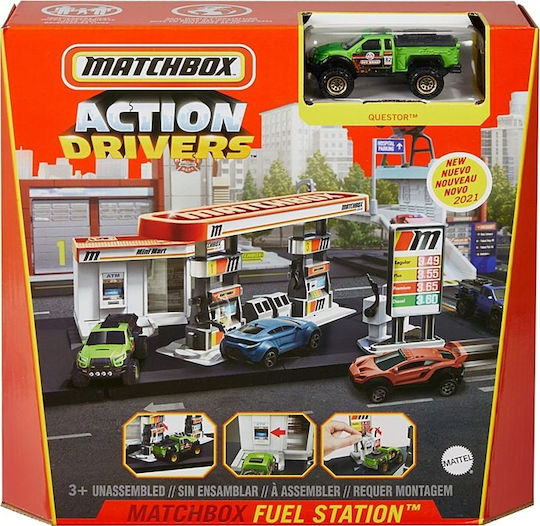 Mattel Matchbox Action Drivers Γκαράζ 1:64 για 3+ Ετών (Διάφορα Σχέδια) 1τμχ