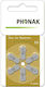Phonak Батерии За Слухови Апарати 10 1.45V 6бр