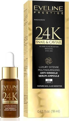 Eveline 24K Anti Wrinkle Multinourishing Anti-îmbătrânire Serum Față 18ml