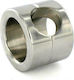 Rimba Stainless Steel Ball Stretcher Cock Ring Hoden Metallisch Silber