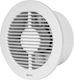 Europlast Wall-mounted Ventilator Bathroom 150mm White
