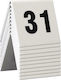 Securit Zahlen der Tabelle Π4xΒ5xΥ4cm