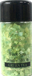 Venus Secrets Bath Salts Donkey Milk & Green Tea in Crystals for Footbath with Green Tea Scent 75g Venus Secrets Bath Salts Donkey Milk & Green Tea in Crystals for Footbath with Green Tea Scent 75g