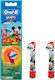 Oral-B Mickey Mouse Replacement Heads for Electric Toothbrush for 3+ years 2pcs Mickey Red