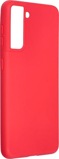 Forcell Soft Back Cover Σιλικόνης Κόκκινο (Galaxy S21 5G)