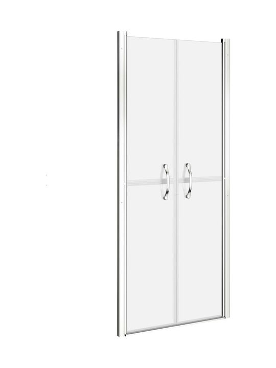 vidaXL Διαχωριστικό Ντουζιέρας με Ανοιγόμενη Πόρτα 91x190cm Fabric