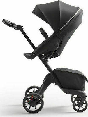 Stokke Xplory X Cărucior pentru Bebeluși Potrivit pentru Nou-născut Negru bogat 13.4kg