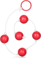 Calexotics Large Anal Beads Large Red 16cm