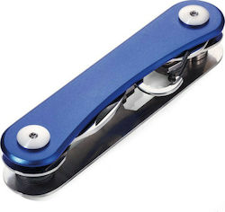 Troika Multi-tool Keychain Blue with Blade made of Steel