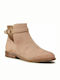 Michael Kors Lawson 40T0LAFE5S Suede Women's Ankle Boots Camel 40T0LAFE5S-859