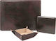 Tuscany Leather Σετ Γραφείου με Σουμέν 3τμχ