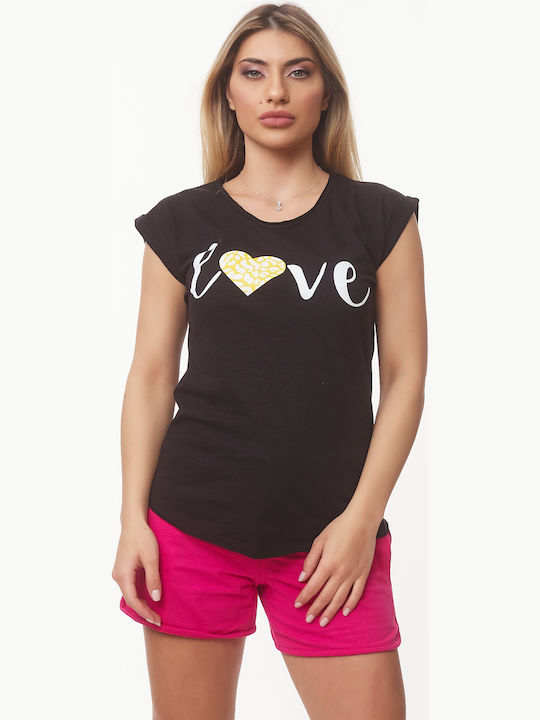 Bodymove Bluza Damă Tricou Negru