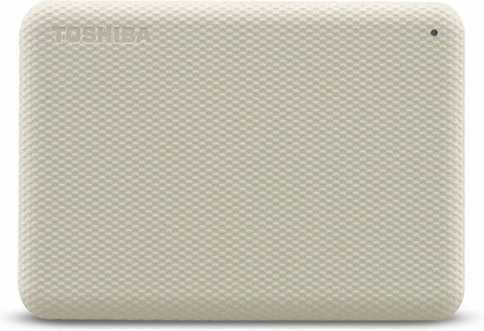 Toshiba Canvio Advance USB 3.0 Εξωτερικός HDD 1TB 2.5" Μπεζ