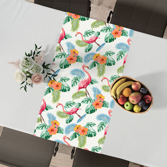 Lino Home Runner Waikiki 701 Alb 45x145cm