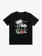 Kids' T-shirt Black Over the Mountain
