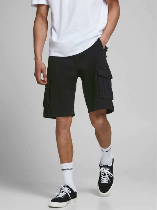 Jack & Jones Men's Cargo Shorts Black