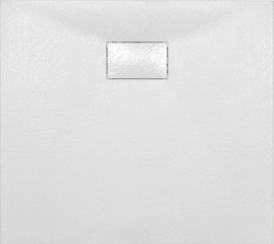 vidaXL Rectangular Acrylic Shower White 90x80x2.6cm