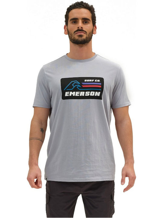 Emerson T-shirt Bărbătesc cu Mânecă Scurtă Gri