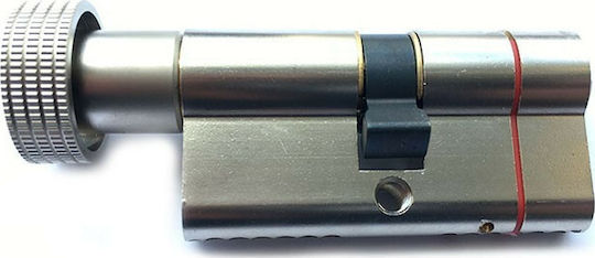 Mauer Цилиндър за ключалка Сигурност Elite Red Line 2 62мм (31-31) с дръжка Сребрист