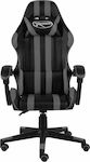 vidaXL Racing Artificial Leather Gaming Chair Gray