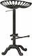 Табуретка Бар За външна употреба Black Cast Iron 1бр 43x32x65см