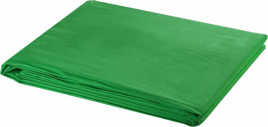 vidaXL Cotton Photography Backdrop Fabric 300x500cm Green 190005