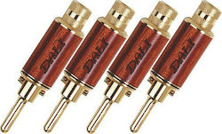 Dali Plug Banana male 4pcs Red (34235)