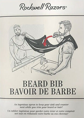 Rockwell Razors Pelerină de tuns Beard Bib Neagră