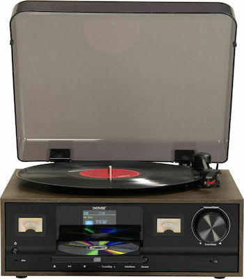 Denver MRD-52 111201210010 Suitcase Turntables Brown