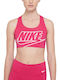 Nike Swoosh Futura Frauen Sport-BHs Sport-BH Fuchsie