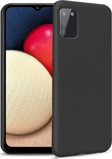 Forever Bioio Back Cover Silicon Negru (Galaxy A02s)