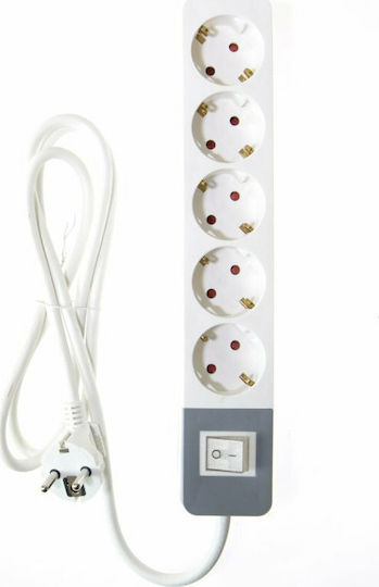 Osio Power Strip 5 Positions with Switch and Cable 1.5m