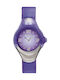 Timex Youth Watch with Purple Leather Strap