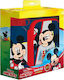 Διακάκης Πλαστικό Παιδικό Σετ Φαγητού Mickey Πολύχρωμο