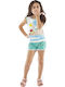 Εβίτα Kids Set with Shorts Summer 2pcs White