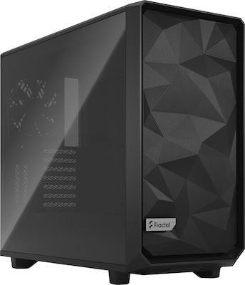 Fractal Design Meshify 2 Light Tempered Glass Midi Tower Κουτί Υπολογιστή με Πλαϊνό Παράθυρο Μαύρο