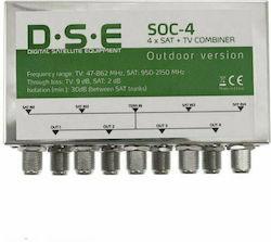 Digisat TV / SAT x4 Combiner