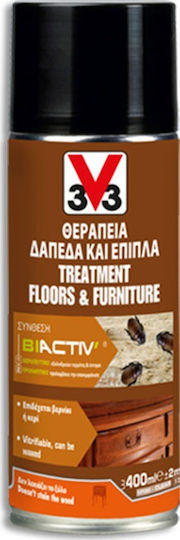 V33 Treatment Floor & Furniture Συντηρητικό Ξύλου Άχρωμο Σατινέ 400ml