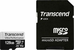 Transcend 340S microSDXC 128GB Clasa 10 U3 V30 A2 UHS-I cu adaptor