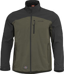 Pentagon Μπουφάν Elite Softshell Black / Ranger Green