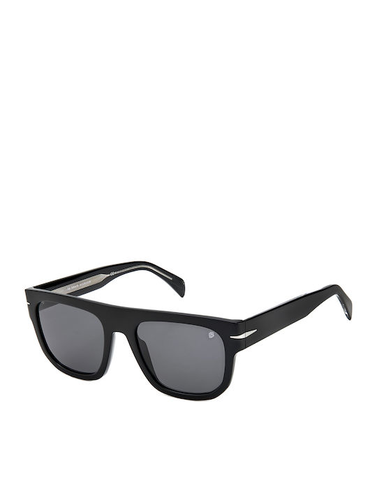 David Beckham Sonnenbrillen mit Schwarz Rahmen und Schwarz Linse DB 7044/S 807/IR