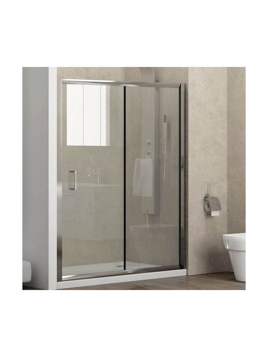 Karag Flora 500 Shower Screen for Shower with Sliding Door 70x190cm Clear Glass