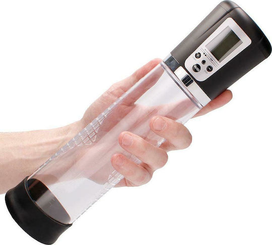 Shots Premium Rechargeable Automatic LCD Pump Transparent