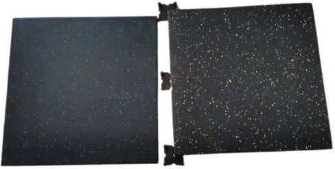 Luxury Fitness Gym Equipment Flooring Multicolour 100x100x2cm 1 Piece
