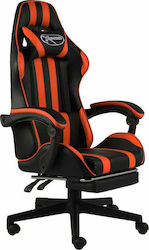 vidaXL Racing Kunstleder Black/Orange Stripes vidaXL Racing Kunstleder Black/Orange Stripes