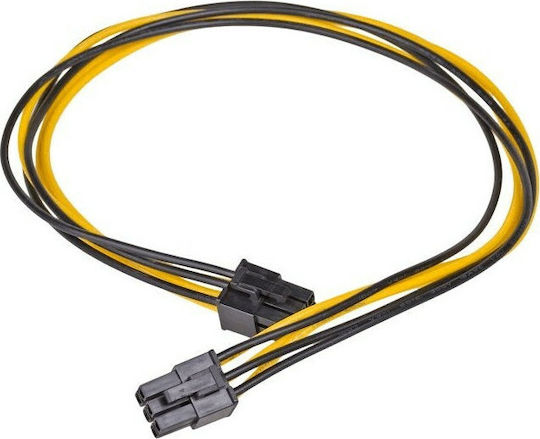 Akyga 6-Pin PCIe - 6-Pin PCIe Cable 0.4m Μαύρο AK-CA-49
