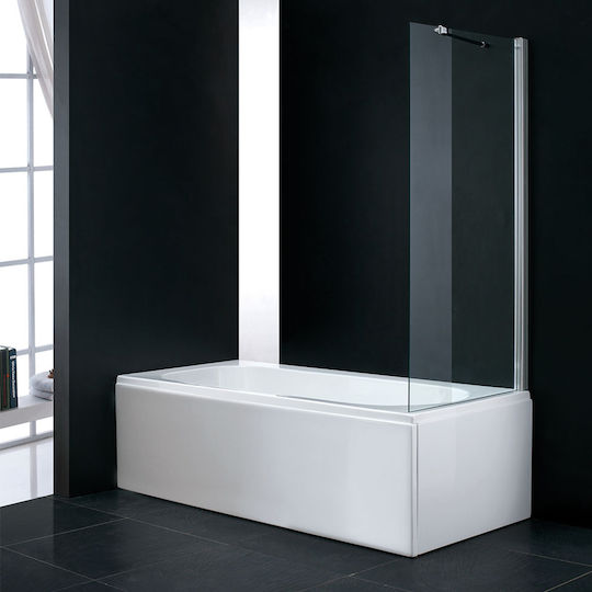 Axis WBX Fixed Side Bathtub 70x140cm Clear Glass