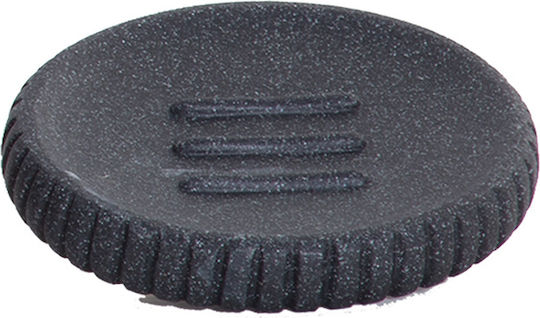 Nef-Nef Homeware Glen Tabletop Soap Dish made of Resin Black Black