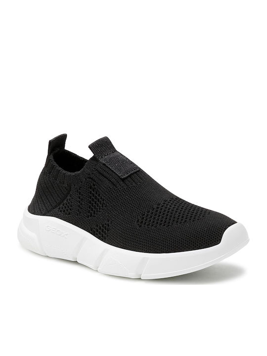 J Aril B. A Παιδικά Sneakers Ανατομικά Slip-on Μαύρα